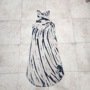 Sleeveless Tie-Dye Maxi Dress